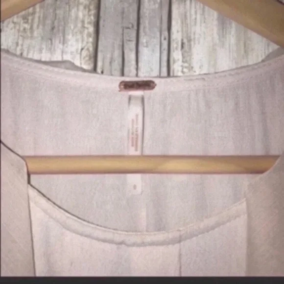 Free People Blush Ruffle Sleeveless Dress - Picture 6 of 6